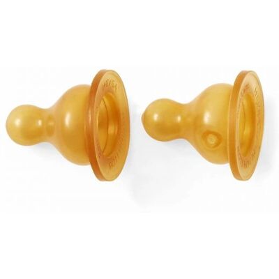 Hevea Flaskehette - Medium Flow - Naturlig Gummi - 3-24 måneder Hevea Flaskehette - Medium Flow - Naturlig Gummi - 3-24 måneder