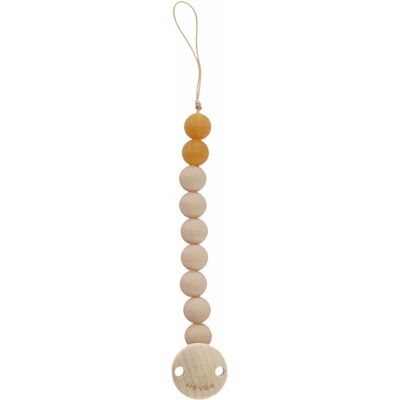 Hevea Schnullerkette - Naturgummi, Holzclip, Für Kleine Hände Hevea Schnullerkette - Naturgummi, Holzclip, Für Kleine Hände