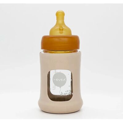 Hevea Sand Borosilikatglass Babyflaske - 150ml Hevea Sand Borosilikatglass Babyflaske - 150ml