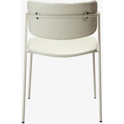DAN-FORM Zed Hvid Stol - Moderne 1950'ernes Design DAN-FORM Zed Hvid Stol - Moderne 1950'ernes Design