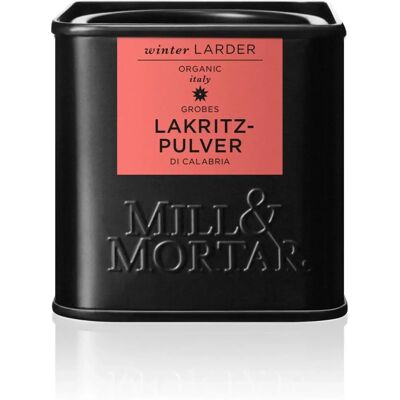 Mill & Mortar Økologisk Lakrispulver, Grov, 45g - Krydder Mill & Mortar Økologisk Lakrispulver, Grov, 45g - Krydder
