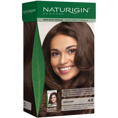 Naturigin Brown 4.0 - Natural Hair Color for Sensitive Scalp Naturigin Brown 4.0 - Natural Hair Color for Sensitive Scalp