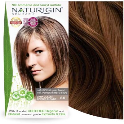 Naturigin Dark Golden Copper Blonde - Natural Permanent Hair Color - 115ml Naturigin Dark Golden Copper Blonde - Natural Permanent Hair Color - 115ml