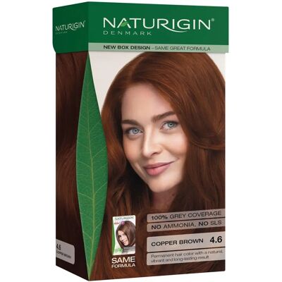Naturigin Copper Brown 4.6 Hair Color - Organic, Long-lasting Naturigin Copper Brown 4.6 Hair Color - Organic, Long-lasting