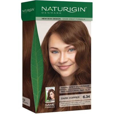 Naturigin Medium Copper Blonde 6.34 - Hair Color Naturigin Medium Copper Blonde 6.34 - Hair Color