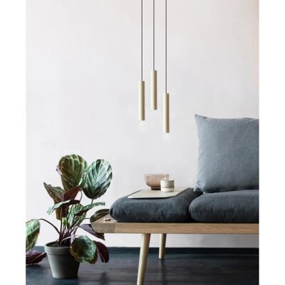 Luminaire Suspendu Umage Chimes en Chêne Noir - Design Nordique Luminaire Suspendu Umage Chimes en Chêne Noir - Design Nordique