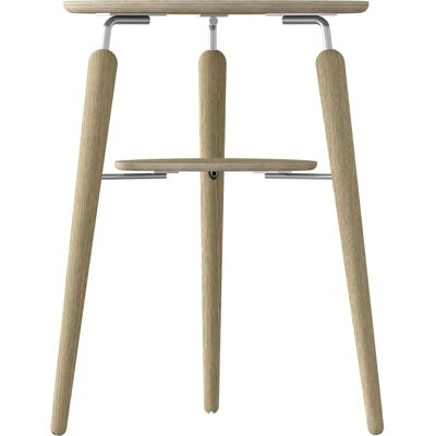 Umage - Naturholz & Stahl Beistelltisch K59cm - Skandinavisches Design Umage - Naturholz & Stahl Beistelltisch K59cm - Skandinavisches Design