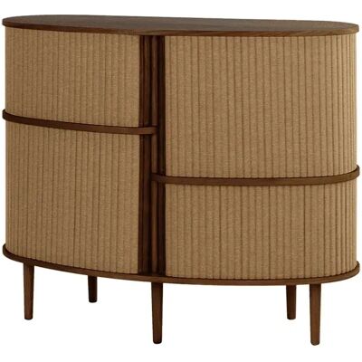 UMAGE Audacious Highboard Dunkle Eiche/Sugar Brown - Stauraummöbel UMAGE Audacious Highboard Dunkle Eiche/Sugar Brown - Stauraummöbel