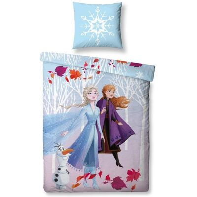 Frozen Junior Sengesæt - Elsa, Anna & Olaf - Bomuld Frozen Junior Sengesæt - Elsa, Anna & Olaf - Bomuld