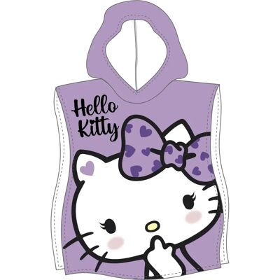 Licens Hello Kitty Baby Poncho - 50x115 cm - Rasktørkende & Myk Licens Hello Kitty Baby Poncho - 50x115 cm - Rasktørkende & Myk
