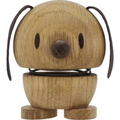 Hoptimist Baby Dog - 7 cm - Weiß/Braun - Figur Hoptimist Baby Dog - 7 cm - Weiß/Braun - Figur