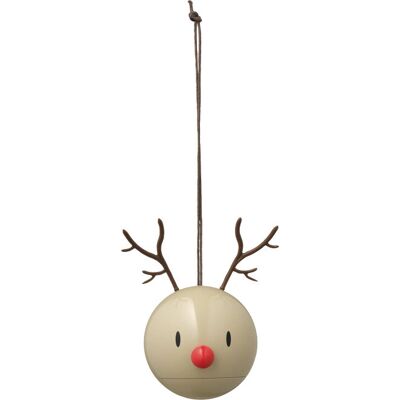 Hoptimist - 26097 - Beige - ABS - Rentier Ornament Hoptimist - 26097 - Beige - ABS - Rentier Ornament