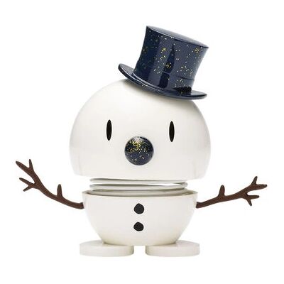 Hoptimist Schneemann - Weiß/Blau - Einheitsgröße - Dekofigur Hoptimist Schneemann - Weiß/Blau - Einheitsgröße - Dekofigur