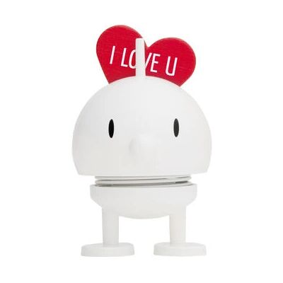 Hoptimist Love Bumble - 8 cm - Weiß - Herz - Unisex - Dekoration Hoptimist Love Bumble - 8 cm - Weiß - Herz - Unisex - Dekoration