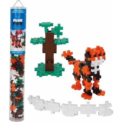Plus-Plus Tiger - Konstruktionsspielzeug - 100 Stück Plus-Plus Tiger - Konstruktionsspielzeug - 100 Stück