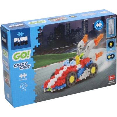 Plus-Plus Crazy Cart - Zestaw klocków dla 7-12 lat Plus-Plus Crazy Cart - Zestaw klocków dla 7-12 lat