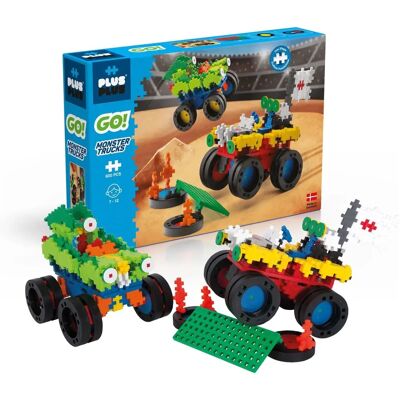 Plus-Plus 600 Stück Kreatives Baukasten - Monster Trucks Plus-Plus 600 Stück Kreatives Baukasten - Monster Trucks