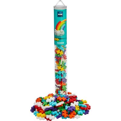 Plus-Plus Regenboog Tube Mix - 100 Stuks - Bouwspeelgoed Plus-Plus Regenboog Tube Mix - 100 Stuks - Bouwspeelgoed