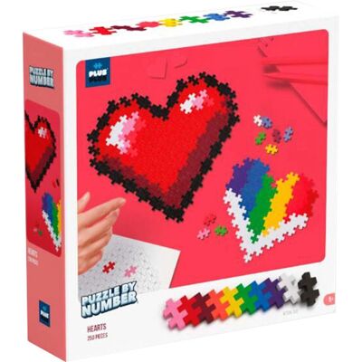 Plus-Plus Herzen Puzzle 250 Stück - Formen - Kreatives Spielzeug Plus-Plus Herzen Puzzle 250 Stück - Formen - Kreatives Spielzeug