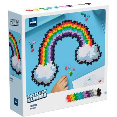 Plus-Plus Rainbow Block Puzzle 500 Pieces - Puzzle Plus-Plus Rainbow Block Puzzle 500 Pieces - Puzzle