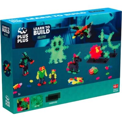 Plus-Plus 3928 Zelfglow Puzzelblokken - Kinderen Plus-Plus 3928 Zelfglow Puzzelblokken - Kinderen