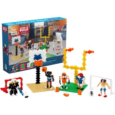 Plus-Plus Aprende a Construir Deporte - 600 Piezas - Juguete Educativo Plus-Plus Aprende a Construir Deporte - 600 Piezas - Juguete Educativo