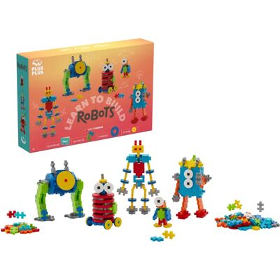 Leer bouwen - 250 stuks - Robots - Plus-Plus Leer bouwen - 250 stuks - Robots - Plus-Plus