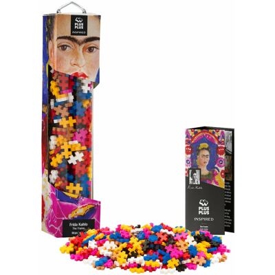 PLUS PLUS Baustein-Kunstset - 350 Stück Frida Kahlo Rahmen - Wandkunst, Wohndekor, Ab 8 Jahre PLUS PLUS Baustein-Kunstset - 350 Stück Frida Kahlo Rahmen - Wandkunst, Wohndekor, Ab 8 Jahre