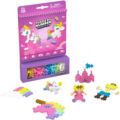 Plus-Plus Puzzle by Number Fairy Tale Activity Pad - Puzzle & Activity Set Plus-Plus Puzzle by Number Fairy Tale Activity Pad - Puzzle & Activity Set