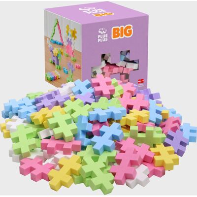 Plus-Plus Big Pastel Mix 100 stuks - Bouwspeelgoed Plus-Plus Big Pastel Mix 100 stuks - Bouwspeelgoed