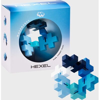 Plus-Plus HEXEL Vannfall - Kreativt Puslespill - 6 stk Plus-Plus HEXEL Vannfall - Kreativt Puslespill - 6 stk