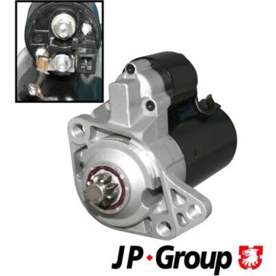 JP GROUP 1190300500 Motor de arranque - 12V, 1,8kW, 11/9 dentes, para VW, Seat, Audi, Skoda, Mercedes-Benz, Ford JP GROUP 1190300500 Motor de arranque - 12V, 1,8kW, 11/9 dentes, para VW, Seat, Audi, Skoda, Mercedes-Benz, Ford