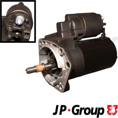 JP GROUP 1190301600 Starter - Spannung 12V, Leistung 0,9kW, 9 Zähne JP GROUP 1190301600 Starter - Spannung 12V, Leistung 0,9kW, 9 Zähne