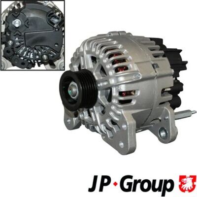 JP GROUP 1190103400 Alternador - 14V 110A para VW, Audi, Seat, Skoda JP GROUP 1190103400 Alternador - 14V 110A para VW, Audi, Seat, Skoda