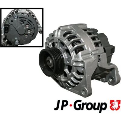 JP GROUP 1190100900 Lichtmaschine - 12V, 90A, 5 Rippen, 56mm Riemenscheibe - Generator JP GROUP 1190100900 Lichtmaschine - 12V, 90A, 5 Rippen, 56mm Riemenscheibe - Generator