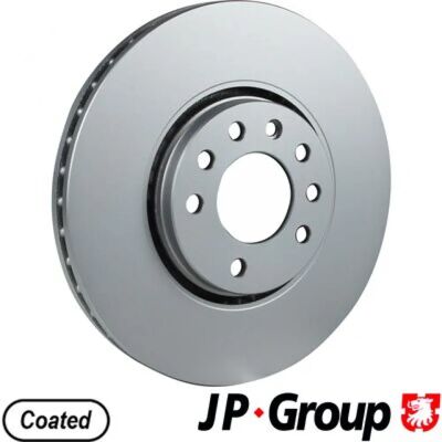 JP GROUP 1263100400 Disco de freno ventilado para Opel Vectra C CC - Disco de freno JP GROUP 1263100400 Disco de freno ventilado para Opel Vectra C CC - Disco de freno