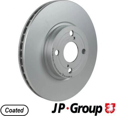 Disco de freno delantero ventilado JP GROUP 4863101100 Disco de freno delantero ventilado JP GROUP 4863101100