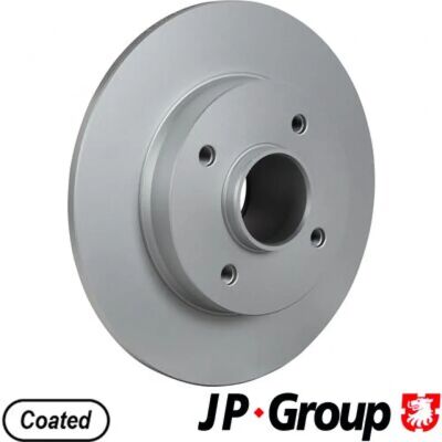 JP GROUP Πίσω δισκόπλακα φρένων για Peugeot Citroën - Πλήρης 249mm JP GROUP Πίσω δισκόπλακα φρένων για Peugeot Citroën - Πλήρης 249mm