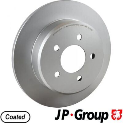 JP GROUP Disco de freno Chrysler Voyager - Eje trasero, 290mm, Recubierto JP GROUP Disco de freno Chrysler Voyager - Eje trasero, 290mm, Recubierto
