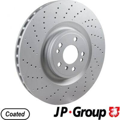 JP GROUP 1363108500 Disco dei freni - Asse anteriore - Ventilato, Rivestito JP GROUP 1363108500 Disco dei freni - Asse anteriore - Ventilato, Rivestito