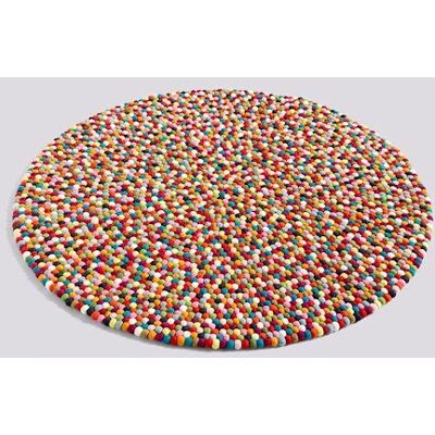Tapis Rond Pinocchio en Laine Multicolore - Décor Intérieur - Publicité Tapis Rond Pinocchio en Laine Multicolore - Décor Intérieur - Publicité