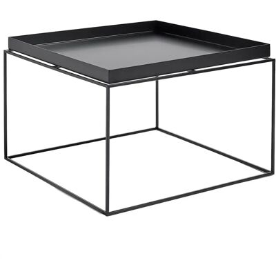 HAY-collectie Tray Table - Kvadratisk Puffbord – Svart HAY-collectie Tray Table - Kvadratisk Puffbord – Svart