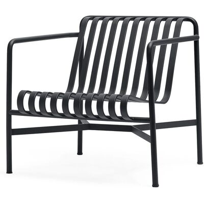 Hay - Fauteuil Palissade Bas - Noir - Acier - Design extérieur moderne - Publicité Hay - Fauteuil Palissade Bas - Noir - Acier - Design extérieur moderne - Publicité