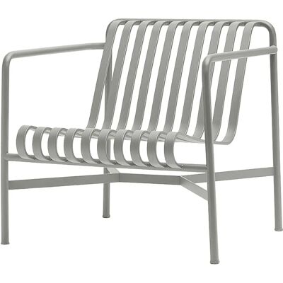 Fauteuil lounge Palissade bas HAY Gris Ciel - Fauteuil Lounge - Publicité Fauteuil lounge Palissade bas HAY Gris Ciel - Fauteuil Lounge - Publicité