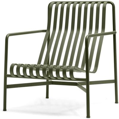 Sedia Lounge Palissade Alta di HAY - Seduta Moderna Esterna Sedia Lounge Palissade Alta di HAY - Seduta Moderna Esterna