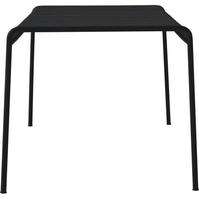 Hay - Table Carrée - Nero - Acier extérieur - 80x80cm - Publicité Hay - Table Carrée - Nero - Acier extérieur - 80x80cm - Publicité