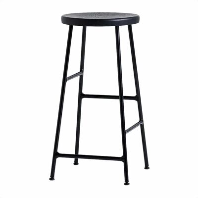 Sgabello bar HAY Cornet Low H 65cm, rovere nero - Design scandinavo Sgabello bar HAY Cornet Low H 65cm, rovere nero - Design scandinavo
