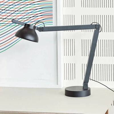 Lampada da Scrivania LED HAY PC Doppio Braccio - Regolabile e Moderna Lampada da Scrivania LED HAY PC Doppio Braccio - Regolabile e Moderna