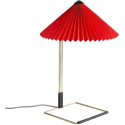 Lampada da Tavolo HAY Matin - Ottone e Rosso - Ø 38cm - Design Moderno Lampada da Tavolo HAY Matin - Ottone e Rosso - Ø 38cm - Design Moderno