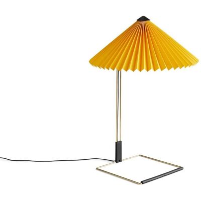 Lampada da tavolo HAY Matin Grande - Giallo / Ottone - LED, Dimmer Lampada da tavolo HAY Matin Grande - Giallo / Ottone - LED, Dimmer